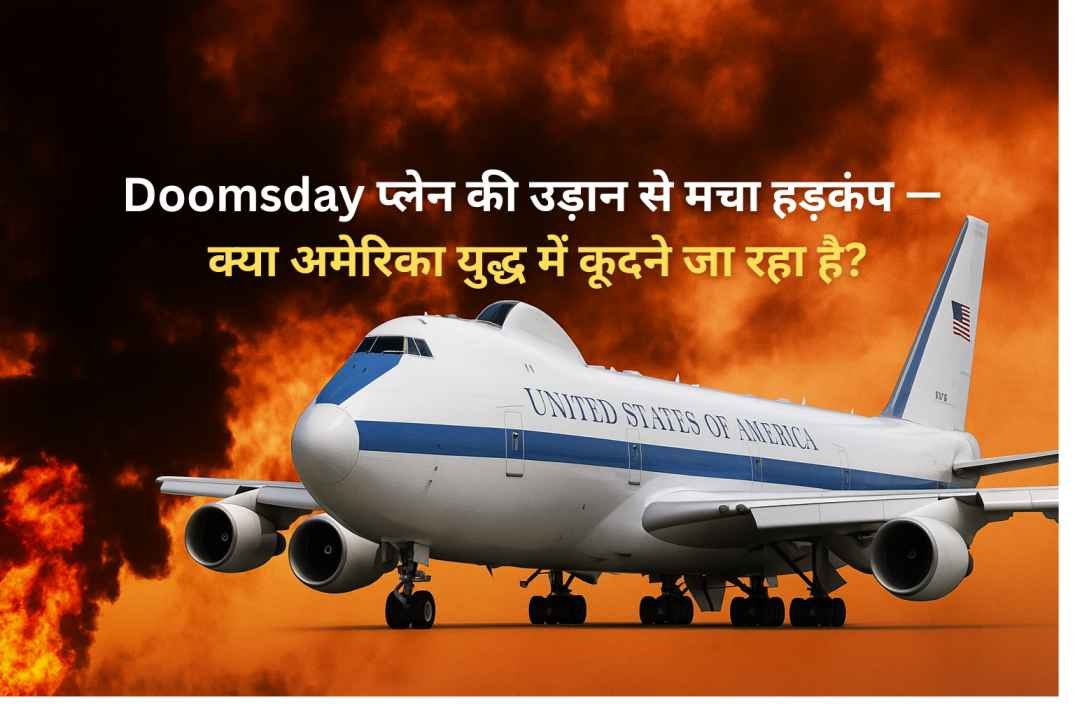 Doomsday प्लेन की उड़ान से मचा हड़कंप — क्या अमेरिका युद्ध में कूदने जा रहा है?