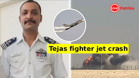 tejas fighter jet crash dubai airshow