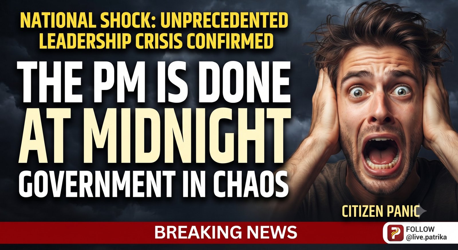 BREAKING: National Security Advisers Issue Urgent Warning as the PM Will Suddenly Change at Midnight Tonight